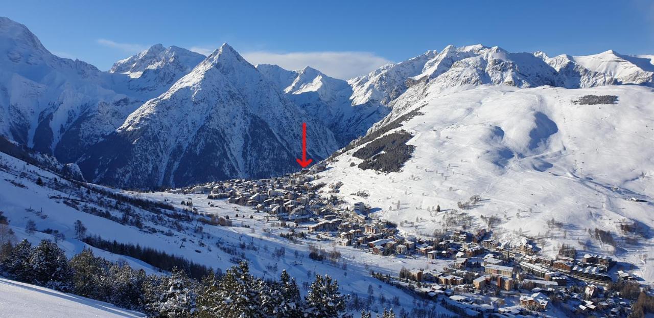 Studio Alpheratz Forest - 1 A 3 Pers - Wifi, Balcon, Vue Piste Et Glacier Muzelle, Calme, Proche Commerces Et Pistes- Tsc Super Venosc A 80M Ле-дез-Альп Екстер'єр фото